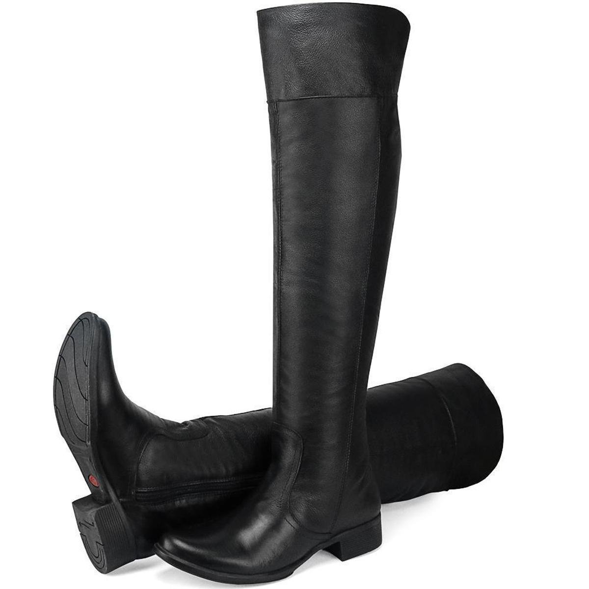 Bota Over The Knee Couro Loscia Original Menor preço em Bota Over The Knee Couro Loscia Original