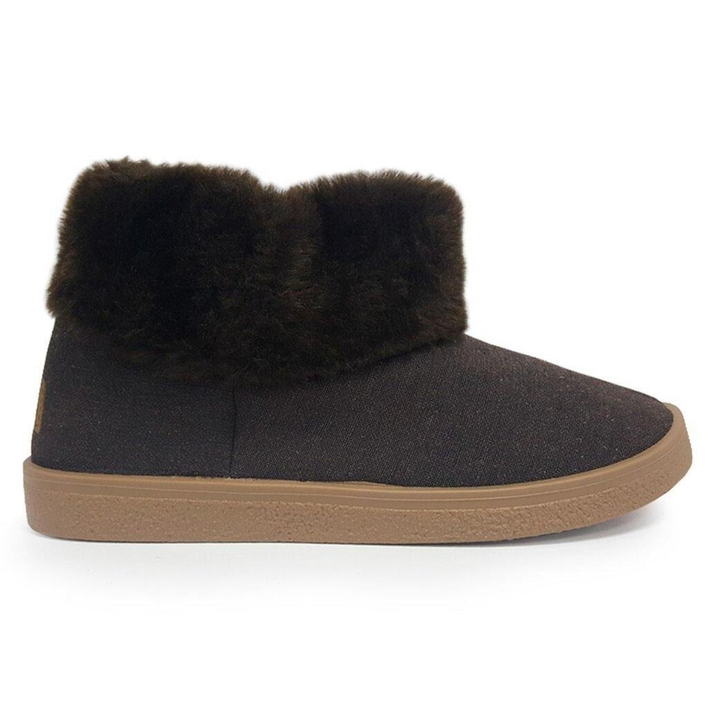 Bota Pantufa Blackboar Sneaker Conforto Pelos 33/42