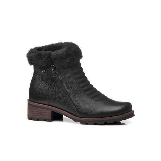 Bota Pegada 281494-04 Coturno Tratorado Feminino - Preto Menor preço em Bota Pegada 281494-04 Coturno Tratorado Feminino - Preto