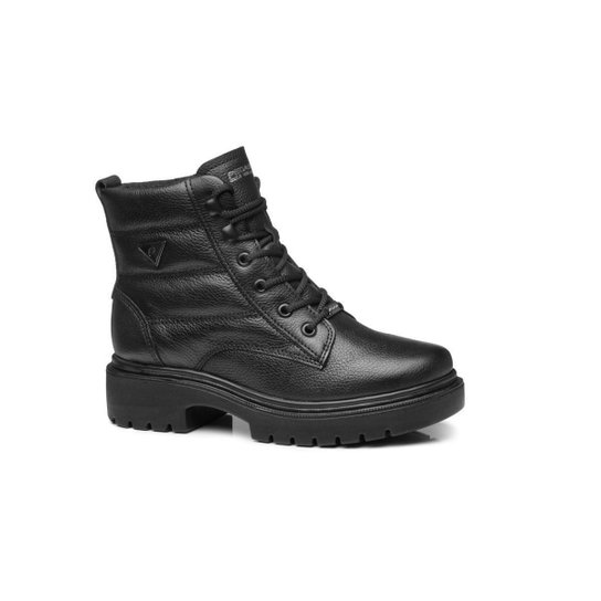 Bota Pegada 282402-04 Coturno Tratorado Feminino - Preto Menor preço em Bota Pegada 282402-04 Coturno Tratorado Feminino - Preto
