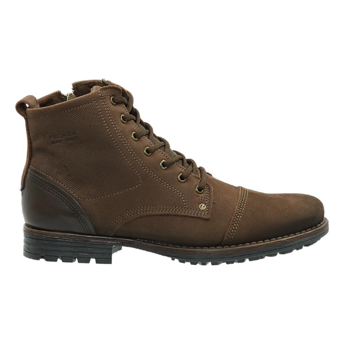 Bota Pegada em Couro Masculina 18074410 Menor preço em Bota Pegada em Couro Masculina 18074410