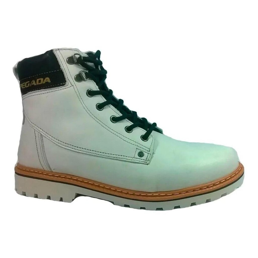 Bota Pegada Em Couro Nobuck Anilina