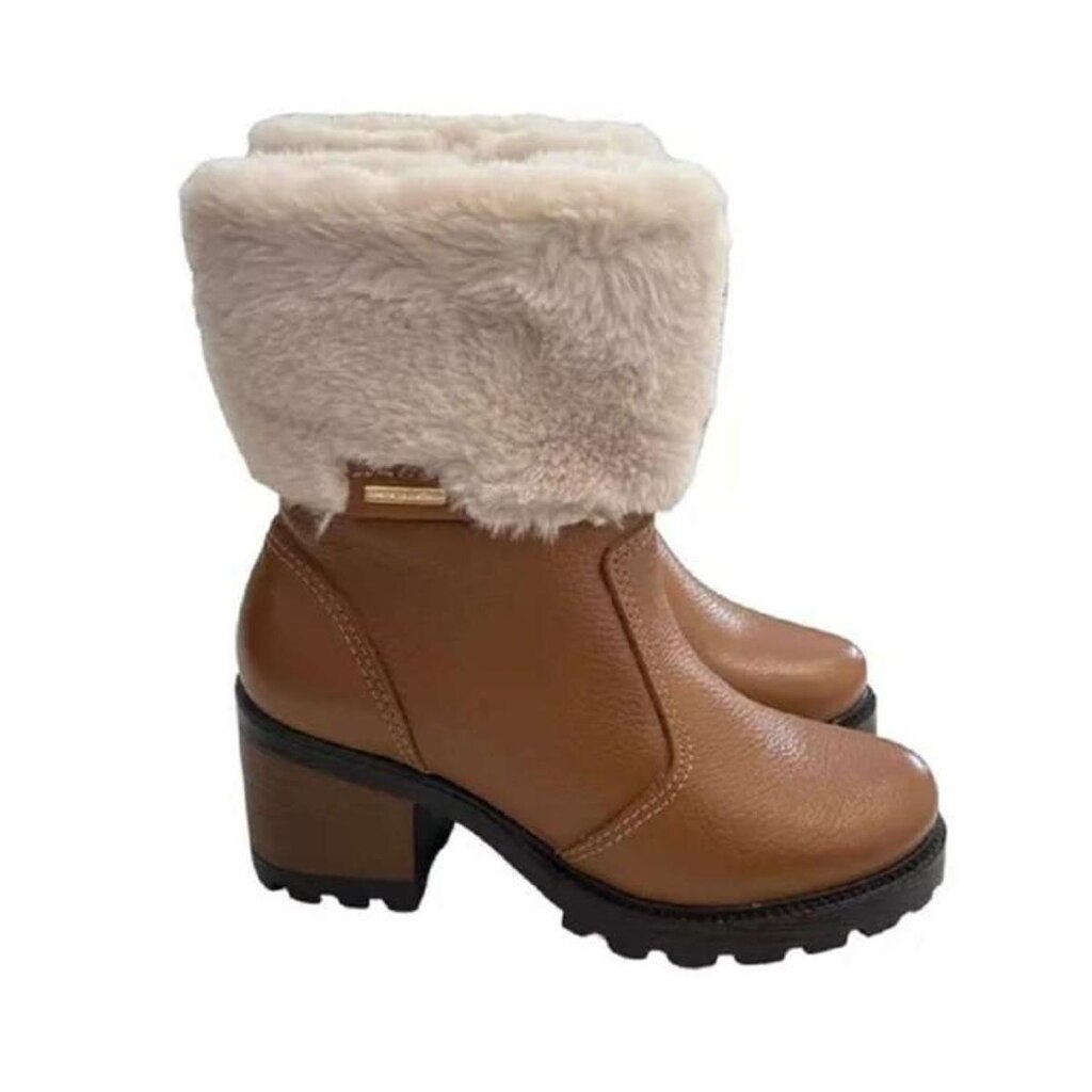 Bota Pegada Feminino - Camel - 37