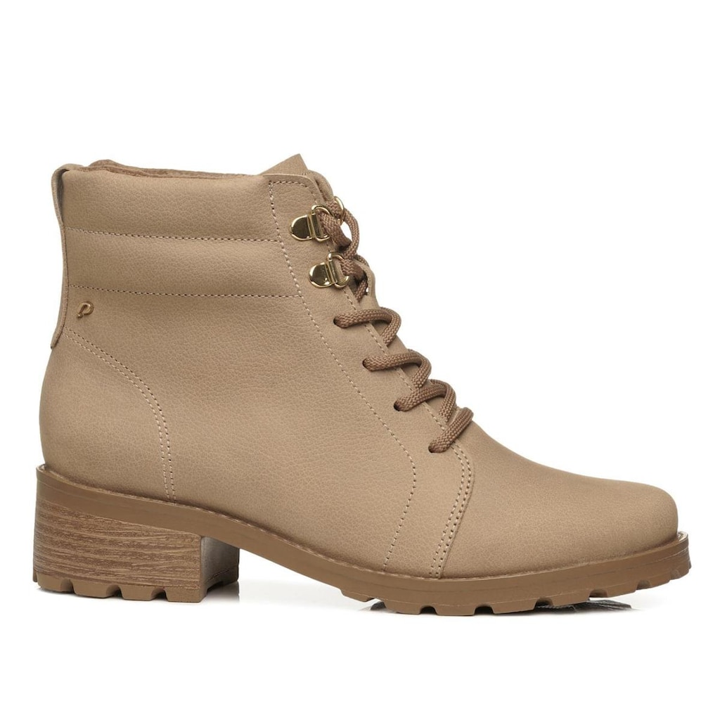 Bota Pegada Feminino em Couro Castor 281422-03