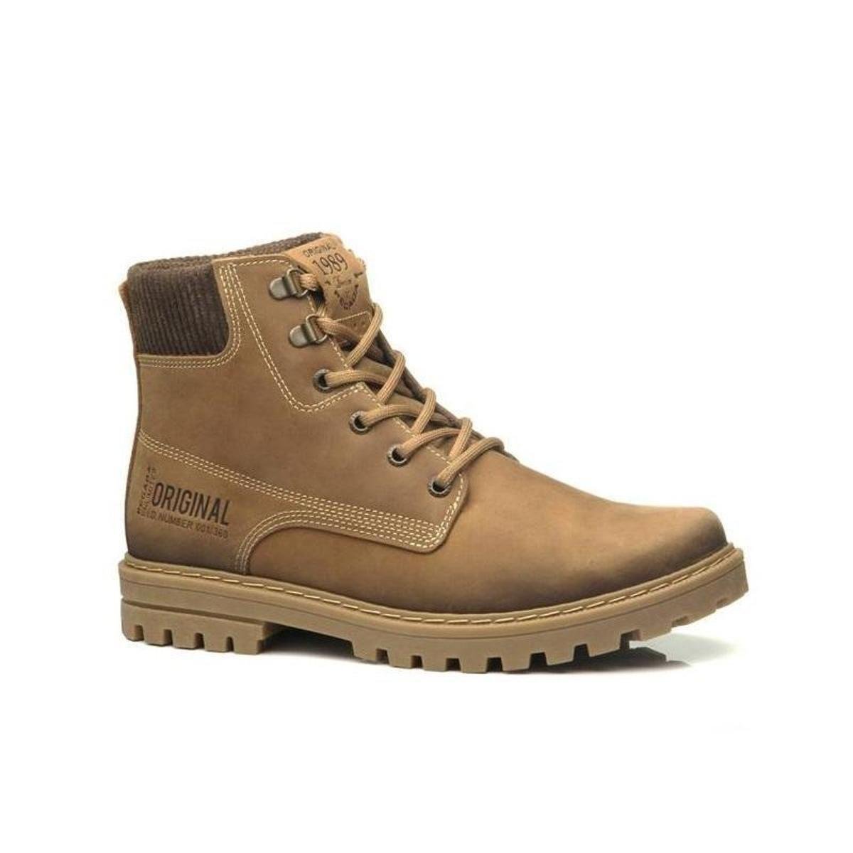 BOTA PEGADA MASCULINA EM COURO  PULL UP LATEGO/ VELUDO CAFE 181502-01 Menor preço em BOTA PEGADA MASCULINA EM COURO  PULL UP LATEGO/ VELUDO CAFE 181502-01