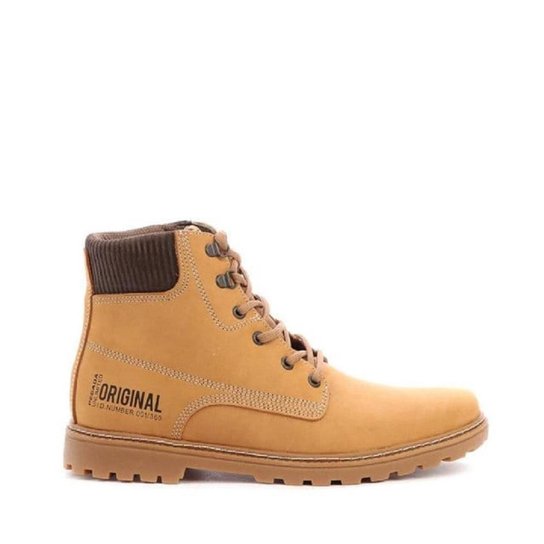 Bota Pegada Masculino Coturno Nobuck Oil Havana 181502-04 - Amarelo Menor preço em Bota Pegada Masculino Coturno Nobuck Oil Havana 181502-04 - Amarelo