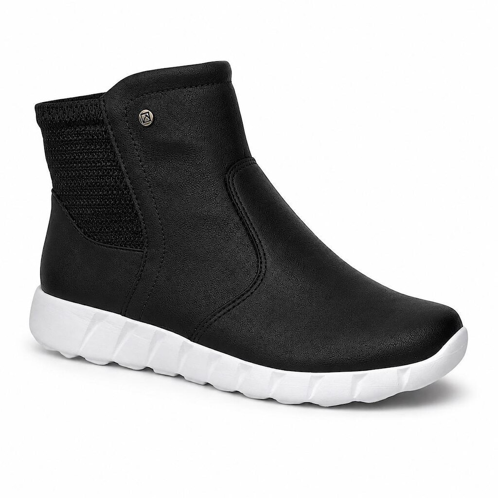 Bota Piccadilly Fabi Cano Curto 970125 Preta