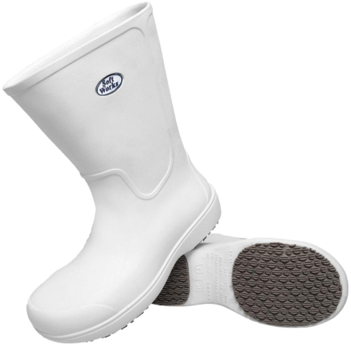 Bota Profissional Soft Works Antiderrapante Biqueira Composite Com CA -  BB86 - Branco | Netshoes