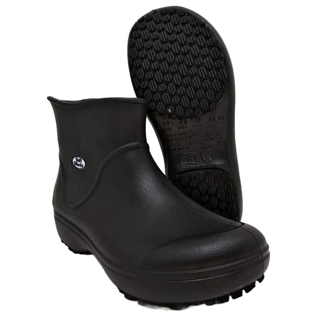 Bota Profissional SoftWorks Antiderrapante Light Boot Trabalho CA 37390 Cano Curto EVA BB85 Preto