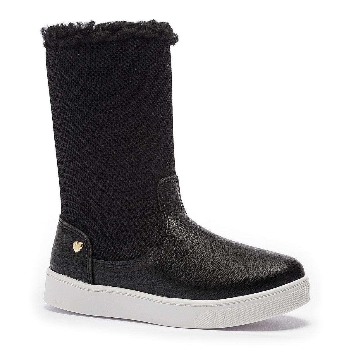 Bota Tênis Feminina Infantil Tininha Menina Casual com Pêlo Menor preço em Bota Tênis Feminina Infantil Tininha Menina Casual com Pêlo