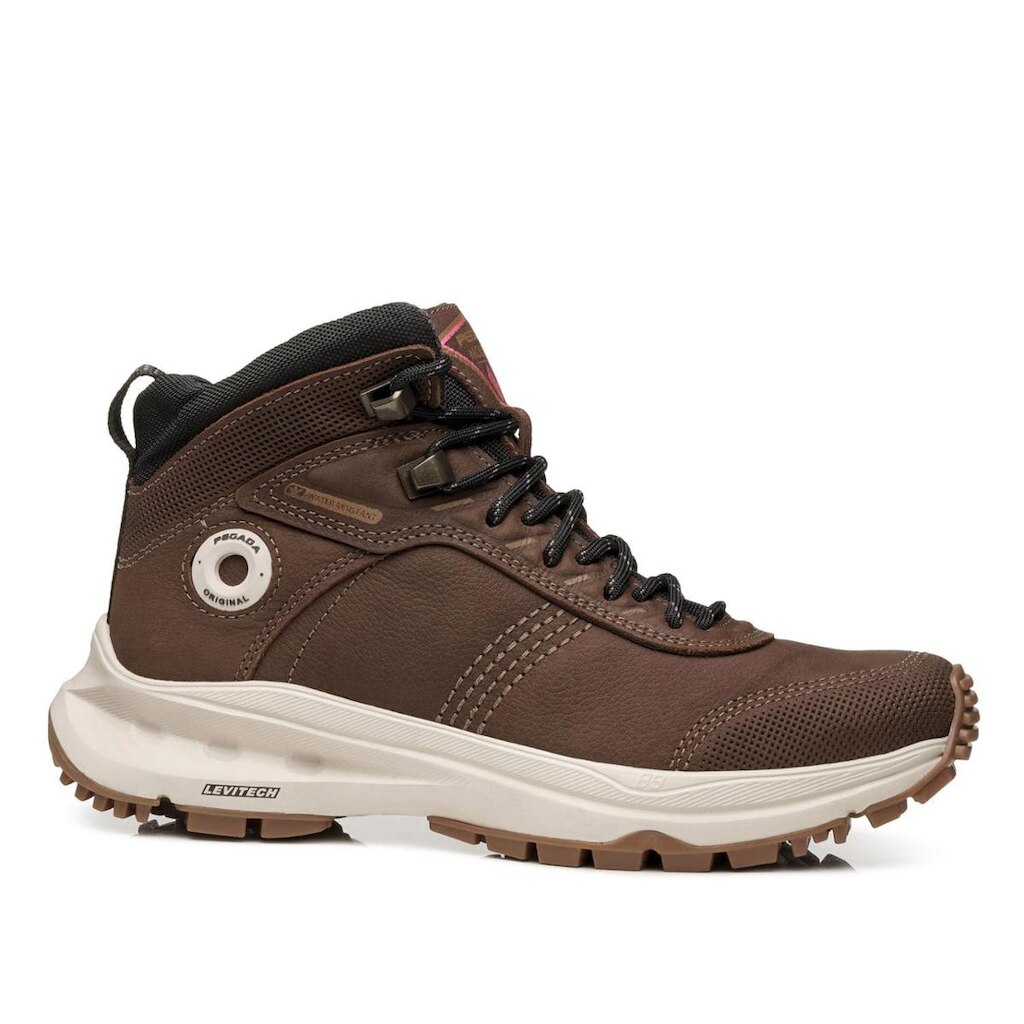 Bota Trekking Pegada Feminino em Couro Castanho 250409-06