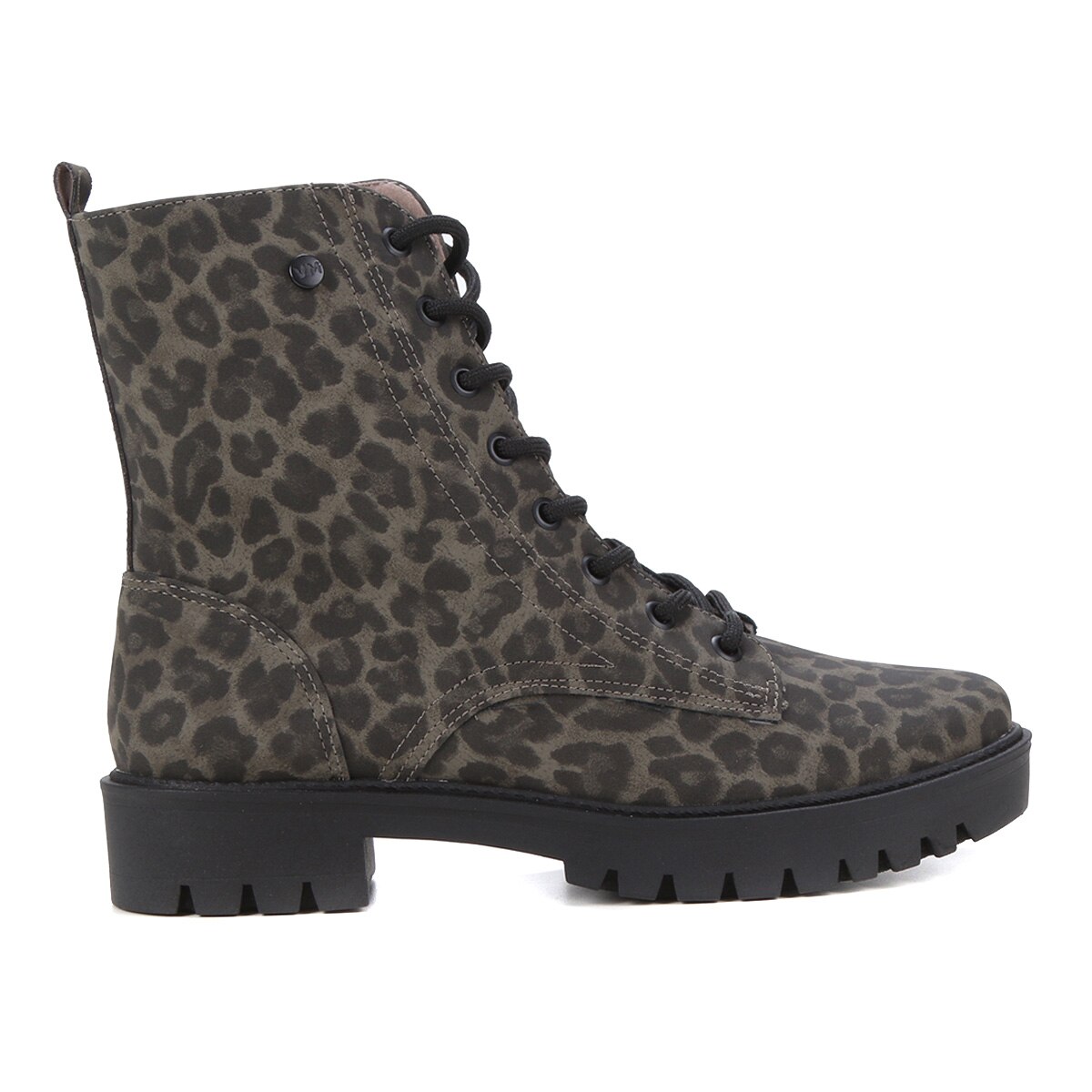 Bota Via Marte Animal Print Onça Feminina - Onça+Preto | Netshoes