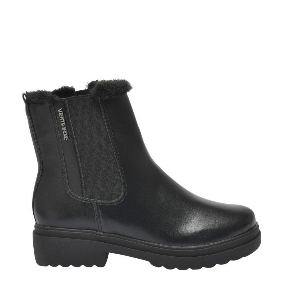 Bota Via Marte Coturno Preto Peluciado