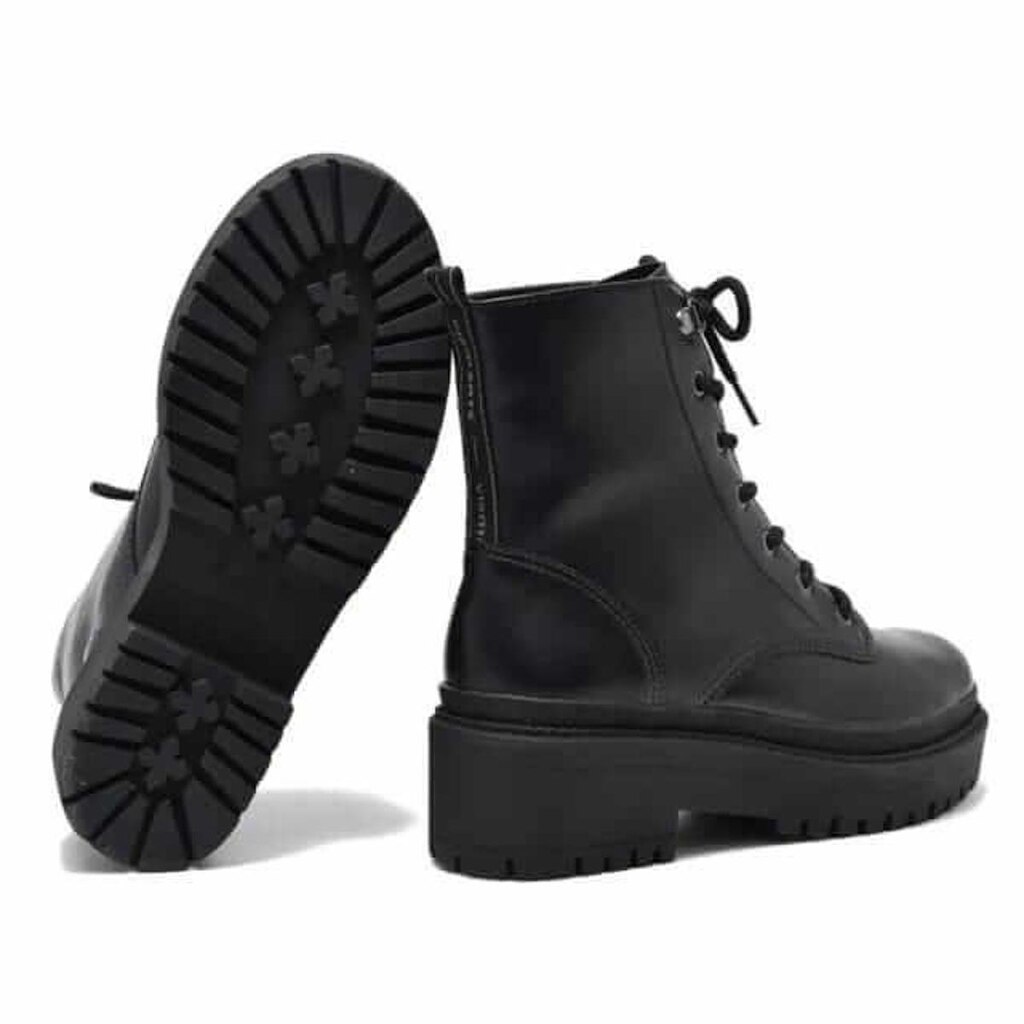 Bota Via Marte Feminina 005-001-01  - Preto