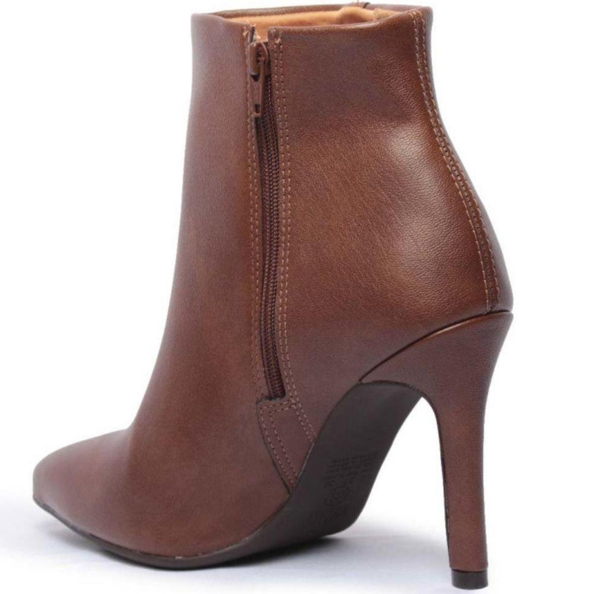 Bota Vizzano Preta Salto Alto Fino Feminina Original 3049.219 3049.219 -  Bem Calçados