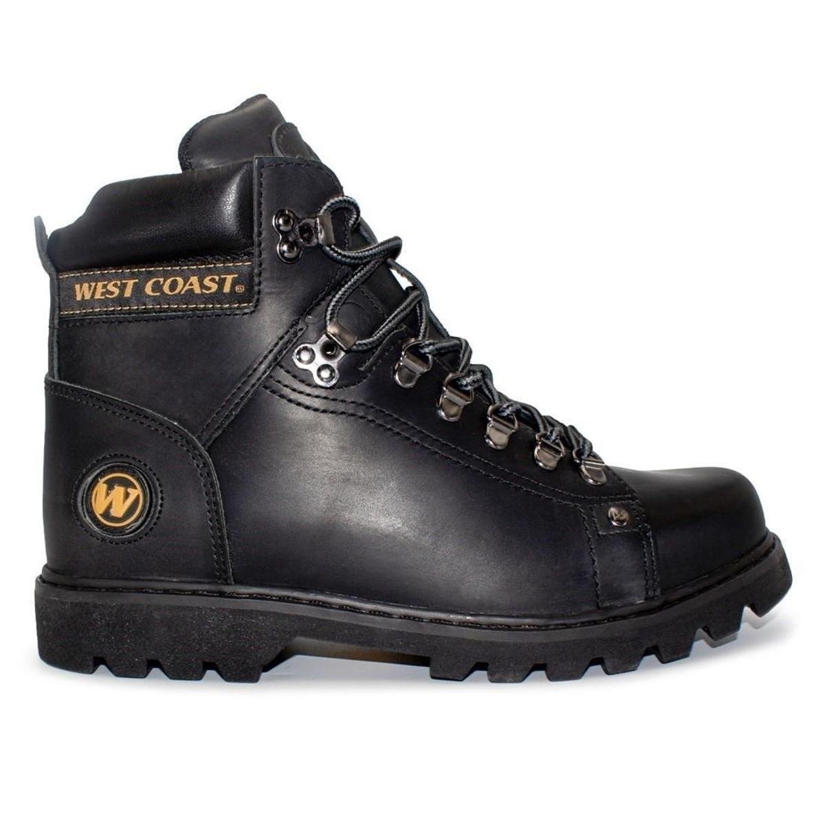 Bota West Coast Masculina Couro Worker Classic 311001 Menor preço em Bota West Coast Masculina Couro Worker Classic 311001