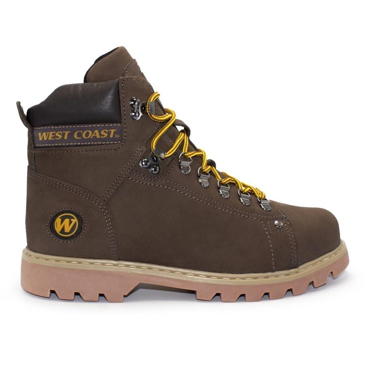 Bota West Coast Masculina Couro Worker Classic 311001