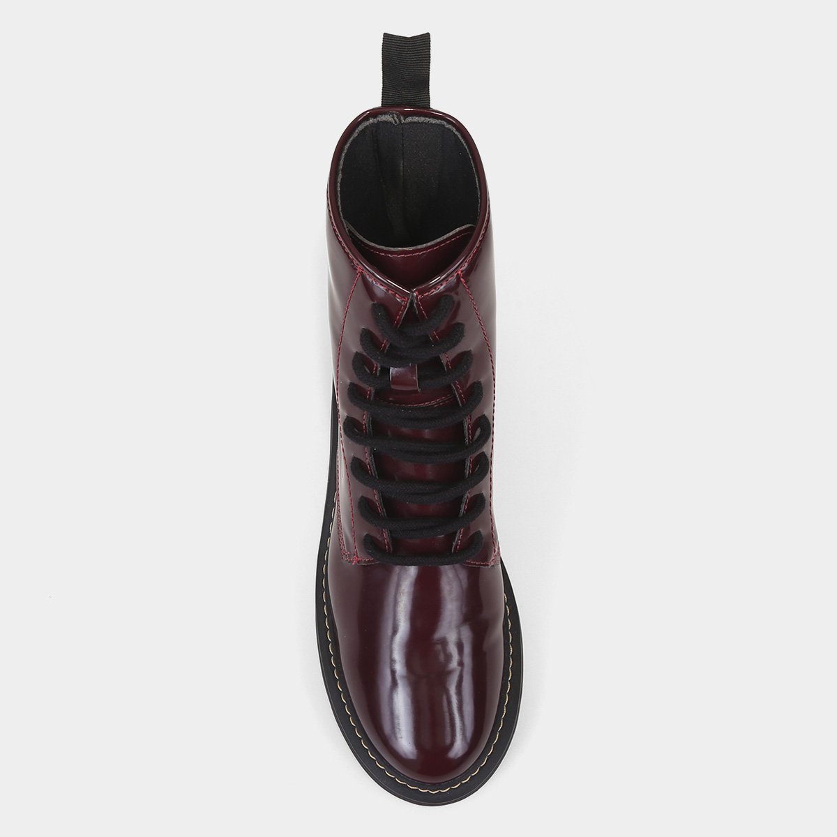 Bota Zatz Coturno Box Verniz Feminina - 3
