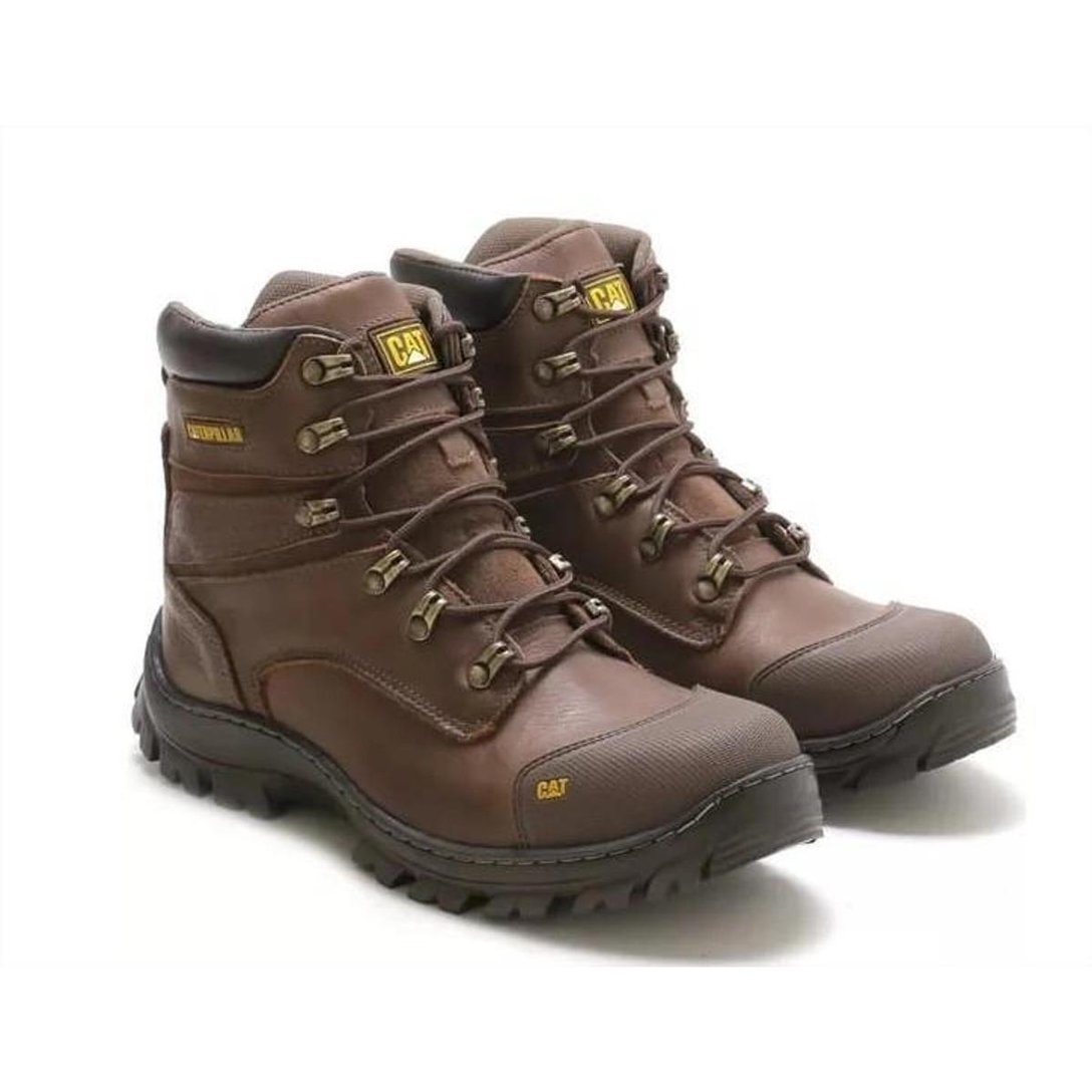 BOTINA CATERPILLAR ADVENTURE PRETO Marrom Netshoes