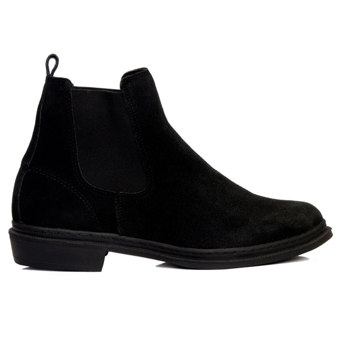 Botina Chelsea de Couro Masculina/Feminina Montaria Country Menor preço em Botina Chelsea de Couro Masculina/Feminina Montaria Country