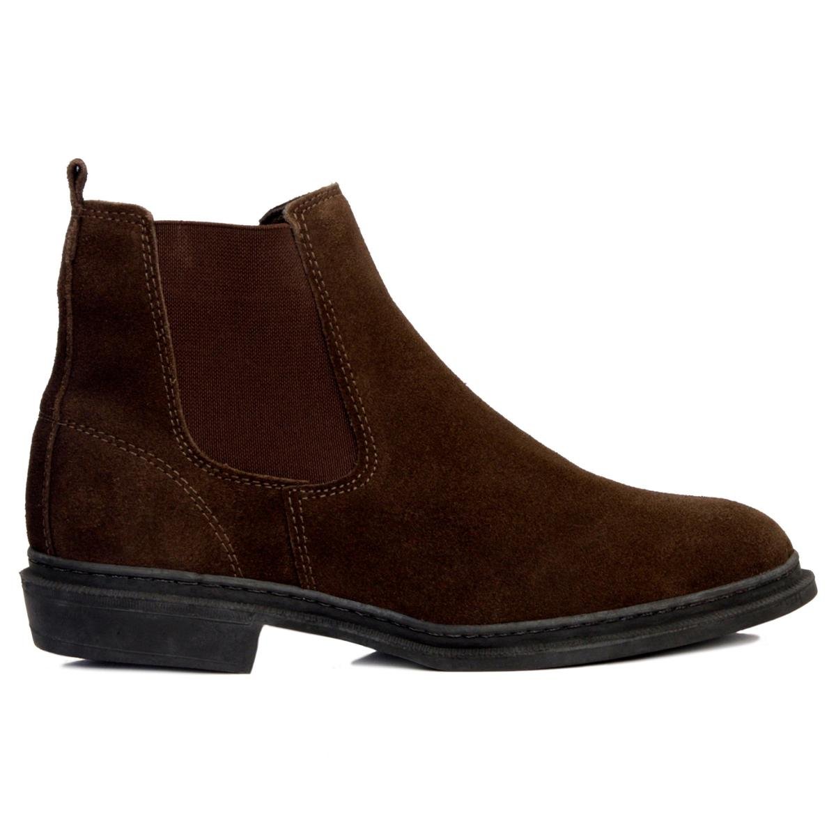 Botina de Couro Masculina Bota Chelsea Country de Montaria