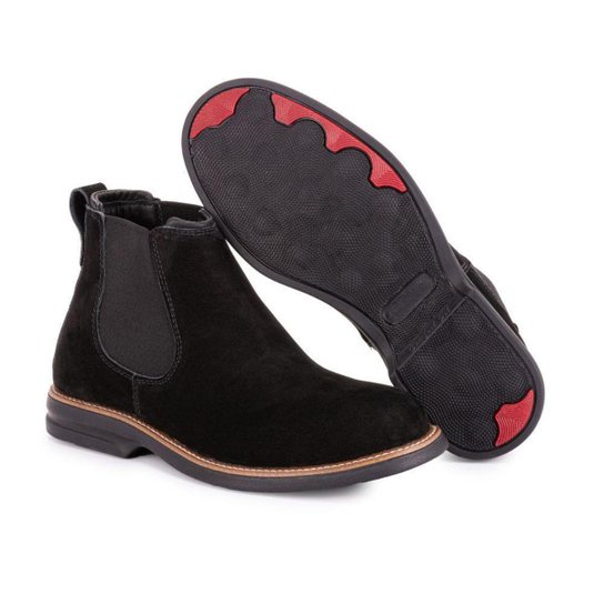 Botina masculina country chelsea bota roça passeio fazenda