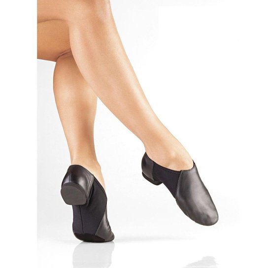 Botinha Sapatilha de Jazz Só Dança JZE43A Couro Unissex - Preto Menor preço em Botinha Sapatilha de Jazz Só Dança JZE43A Couro Unissex - Preto