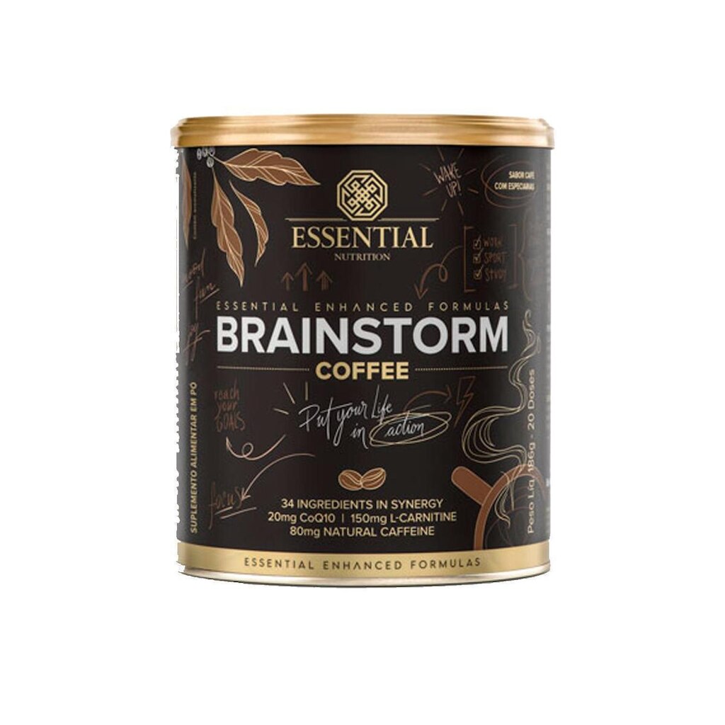 Brainstorm Coffee Energético 186G Essential Nutrition