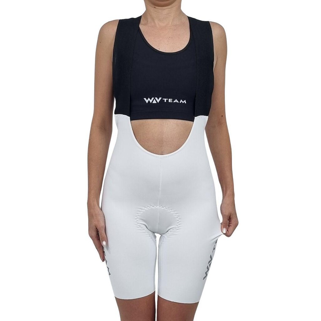 Bretelle Ciclismo FULL EVO MTB Speed Feminino Branco
