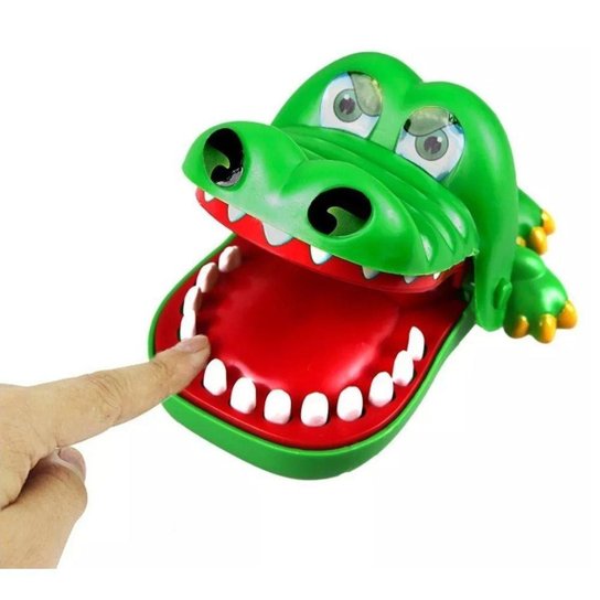 Brinquedo Jogo Divertido Crocodilo Dentista Polibrinq AN0025 - Verde Menor preço em Brinquedo Jogo Divertido Crocodilo Dentista Polibrinq AN0025 - Verde