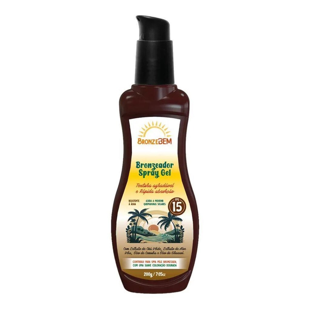 Bronzeador FPS 15 200g Bronze Bem