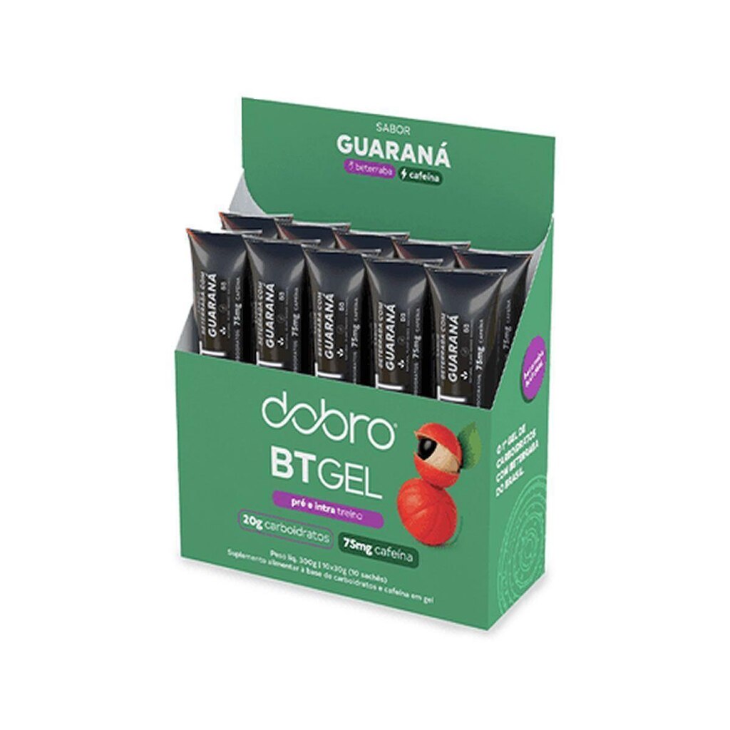 BT Gel - 10 Sachês 30g Guaraná com Beterraba - Dobro