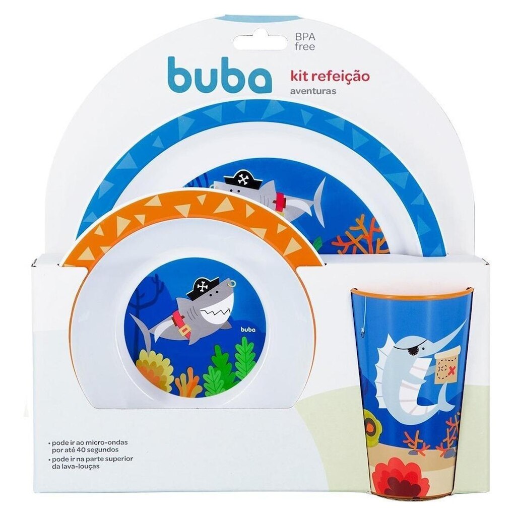 Buba Kit Refeição Aventuras - Pirata