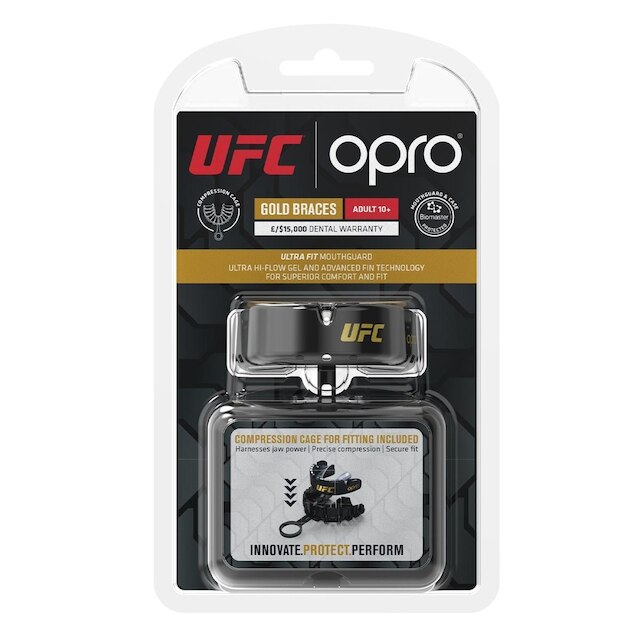 BUCAL OPRO SELF-FIT UFC GEN2 GOLD BRACES