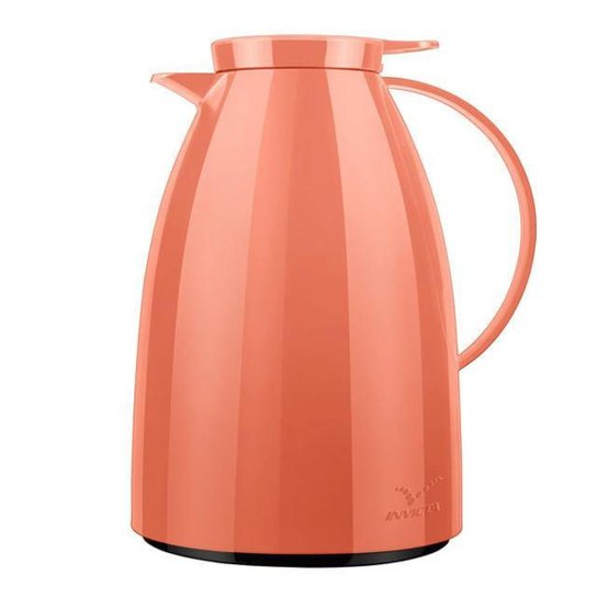 Bule Viena com Gatilho 1L Coral Invicta - Laranja Menor preço em Bule Viena com Gatilho 1L Coral Invicta - Laranja