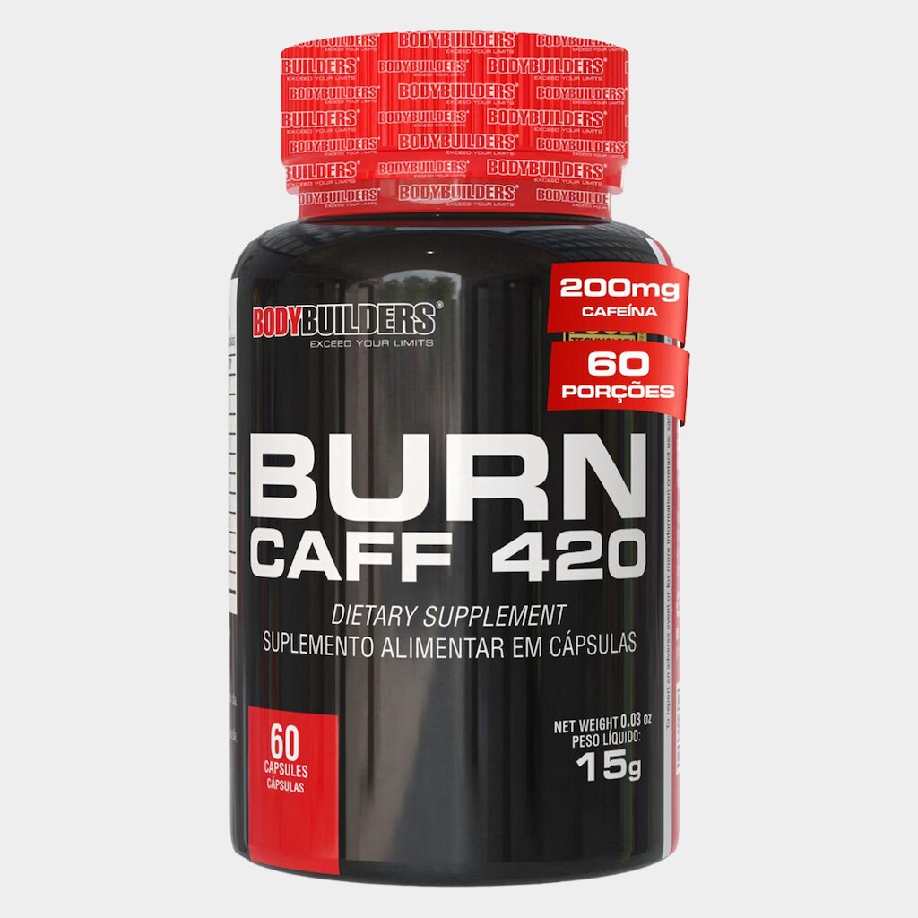 Burn Caff 420 60 Cáps - Bodybuilders