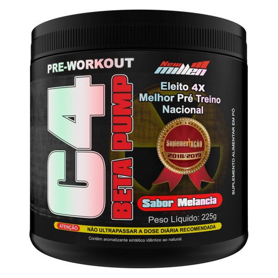 C4 Beta Pump Extreme Pré Workout New Millen - 225g Menor preço em C4 Beta Pump Extreme Pré Workout New Millen - 225g