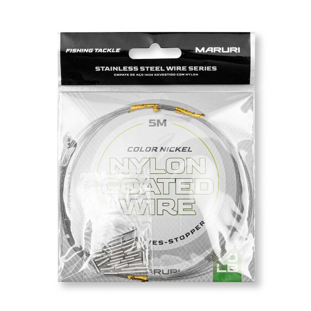 Cabo de Aço Color Nickel 170lb 5m - Maruri