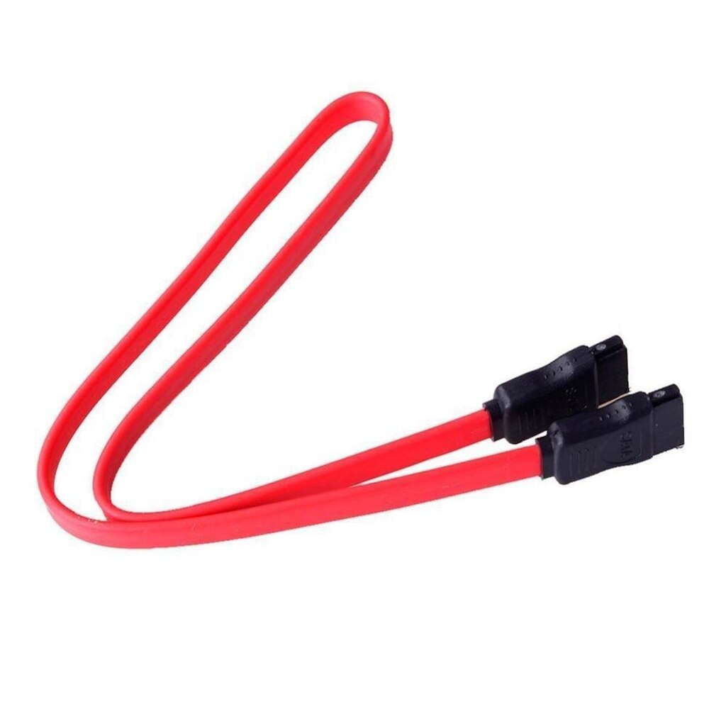 Cabo HD Serial SATA MD9, 45cm, com Trava, Vermelho - 3407