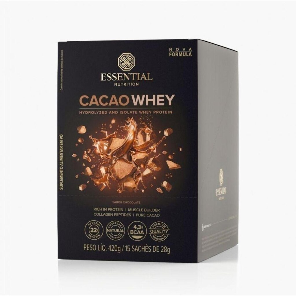 Cacao Whey Display  (420g / 15 Sachês)