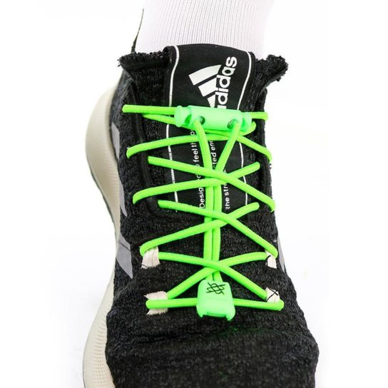 Cadarço Elástico HUPI LACES Neon Liso - Verde é ruim? Cadarço Elástico HUPI LACES Neon Liso - Verde é boa?