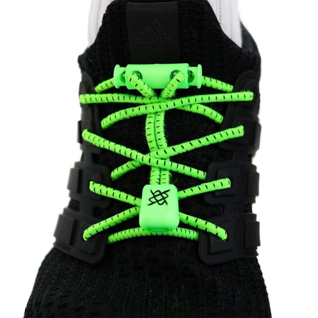 Cadarço Elástico HUPI Laces  Neon Risca