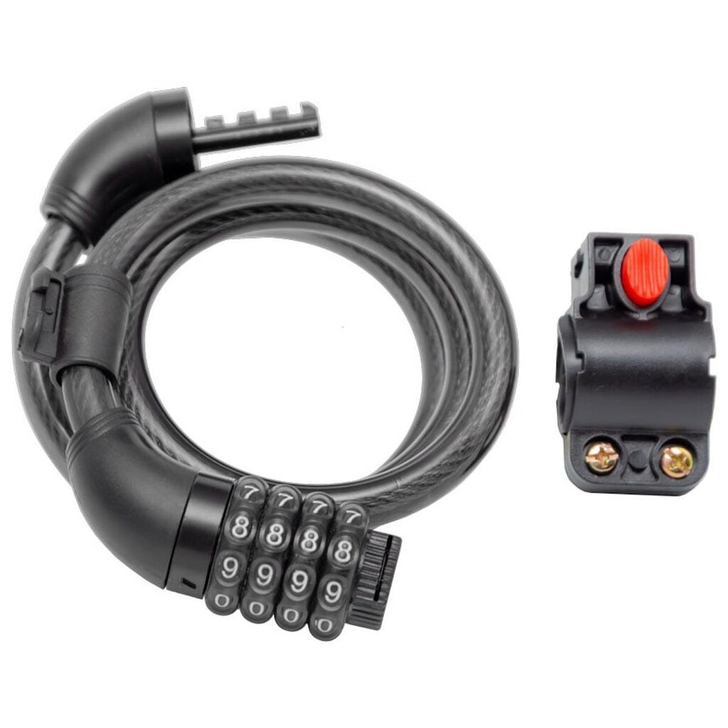 Cadeado Bicicleta GTA Aço 12mm x 1000mm com Segredo Antifurto Prático
