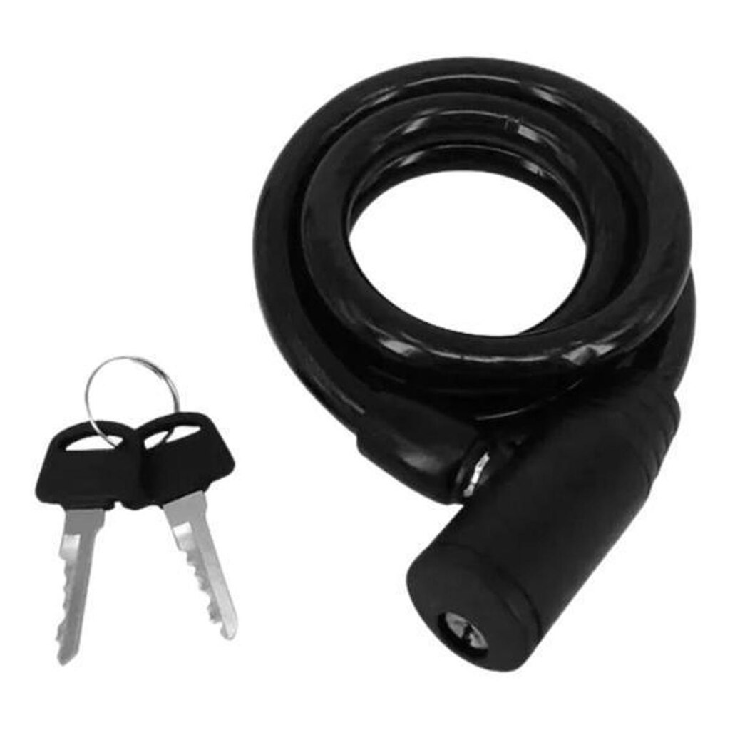Cadeado Com Chave Atrio Cabo 12Mm - Tamanho 1,5 Metros