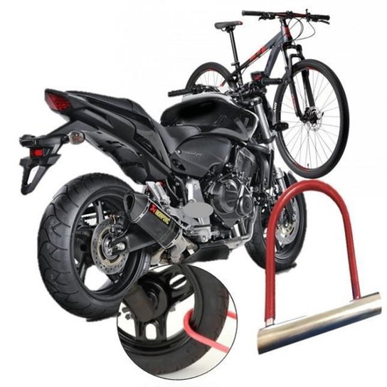 Cadeado Trava U Moto Bicicleta Antifurto Universal - Vermelho Menor preço em Cadeado Trava U Moto Bicicleta Antifurto Universal - Vermelho