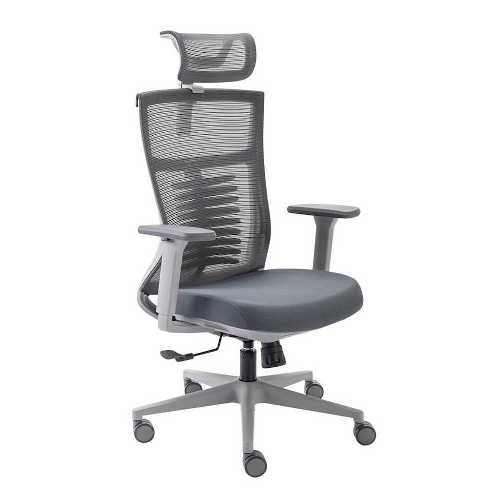 Cadeira De Escritório Ergonômica Elements Vertta Cinza