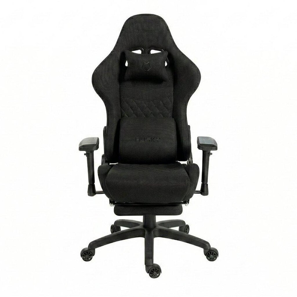 Cadeira Gamer Husky Tempest 4D, Até 145kg, Braços 4D, Almofadas, Reclinável 150º, Descanso para Pés