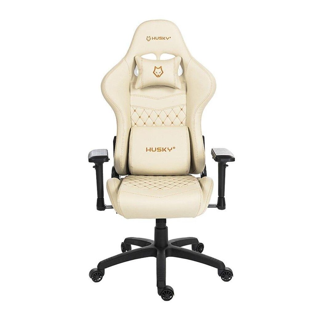 Cadeira Gamer Husky Tempest 4D, Até 145kg, Braços 4D, Almofadas, Reclinável 150º, PU