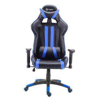 Cadeira Gamer Pro Reclinável Base Giratória Gallant Preto/Azul 