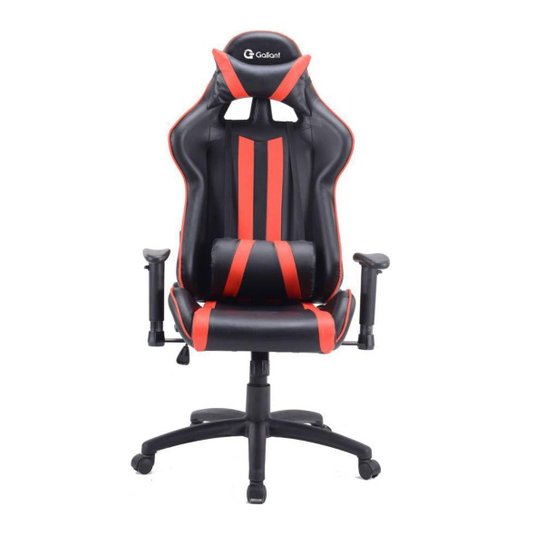 Cadeira Gamer Pro Reclinável Base Giratória Gallant Preto/Vermelho - Preto Menor preço em Cadeira Gamer Pro Reclinável Base Giratória Gallant Preto/Vermelho - Preto
